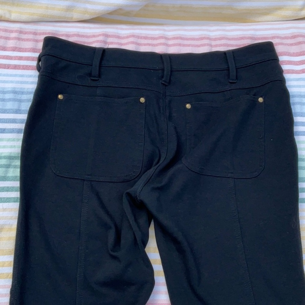 Eh 🎁 Free people skinny pants sz 29 inseam 30 black front and back pockets - Picture 6 of 13